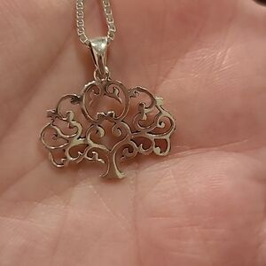 Tree of life sterling silver necklace